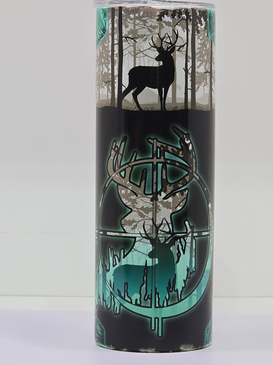 20oz. Night Vision scope Deer Tumbler