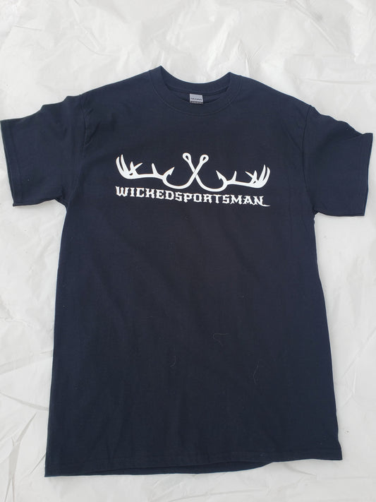 Wickedsportsman black & white Tee-shirt