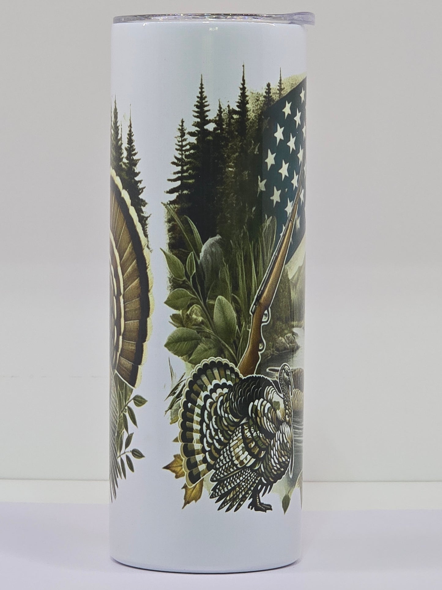 20oz. Wildlife/American Flag Tumbler