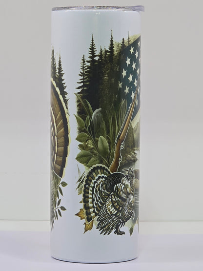 20oz. Wildlife/American Flag Tumbler