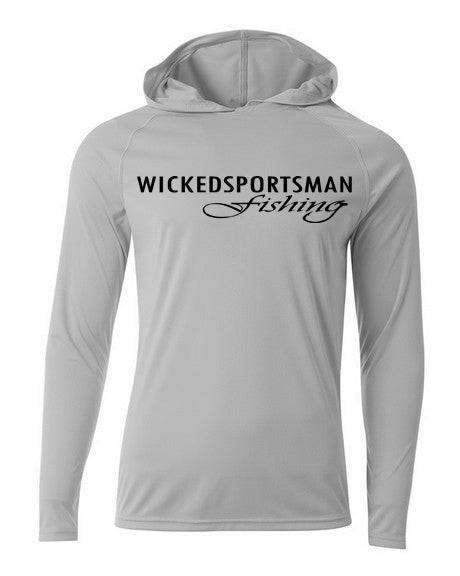 Wickedsportsman Long-sleeved Silver UPF hoodie
